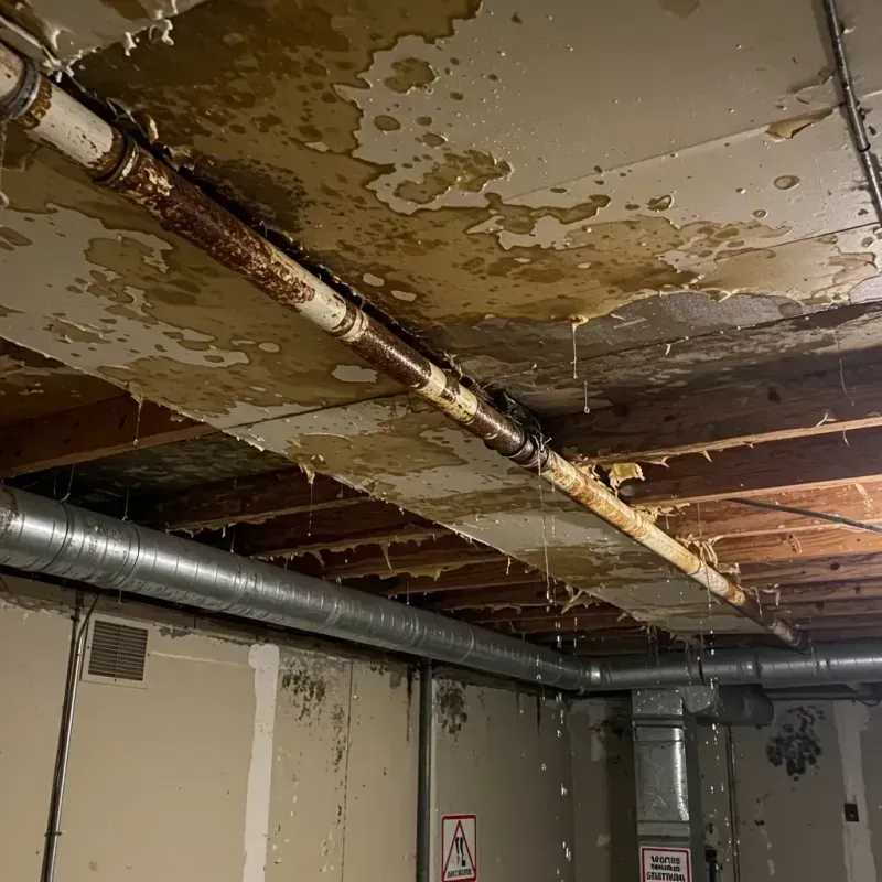 Ceiling Water Damage Repair in Winchester Center, CT